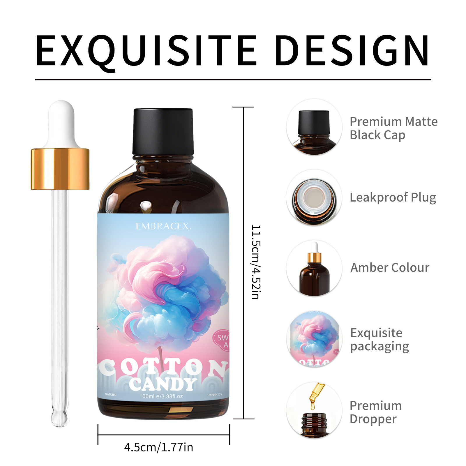 100ml Cotton Candy Fragrance O - Perfume Fragrance Oil ulasan dan harga