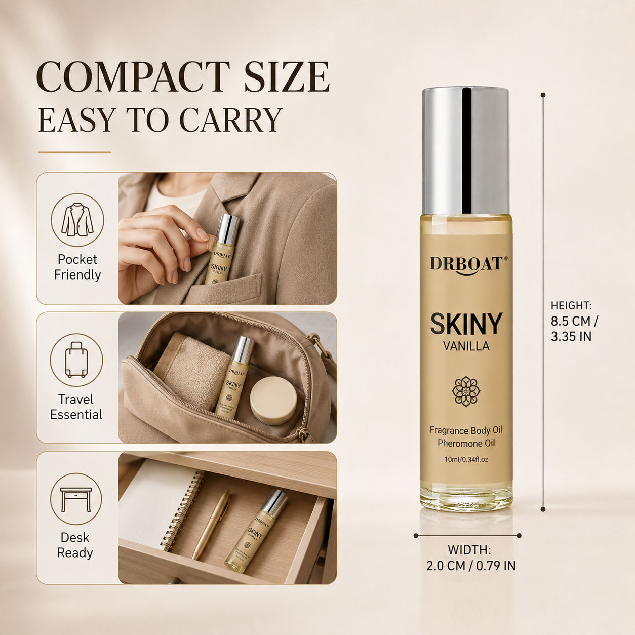Men Roll On Fragrance Oil, Ski - Perfume Fragrance Oil ulasan dan harga
