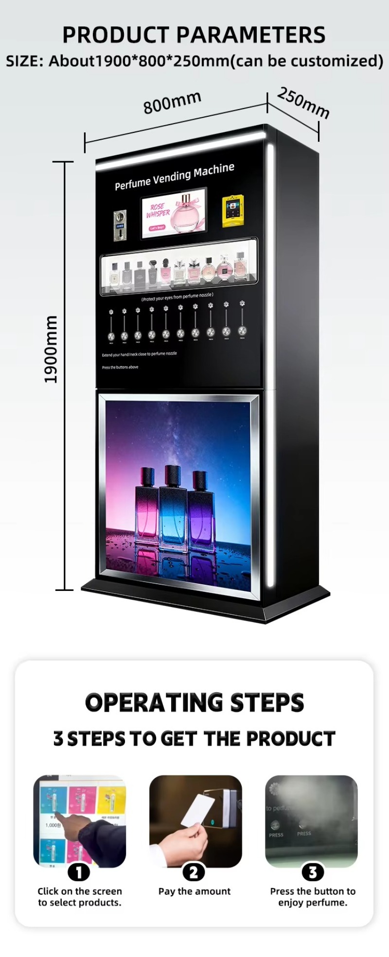 Smart Perfume Retail Machine I - Perfume Fragrance Sale ulasan dan harga
