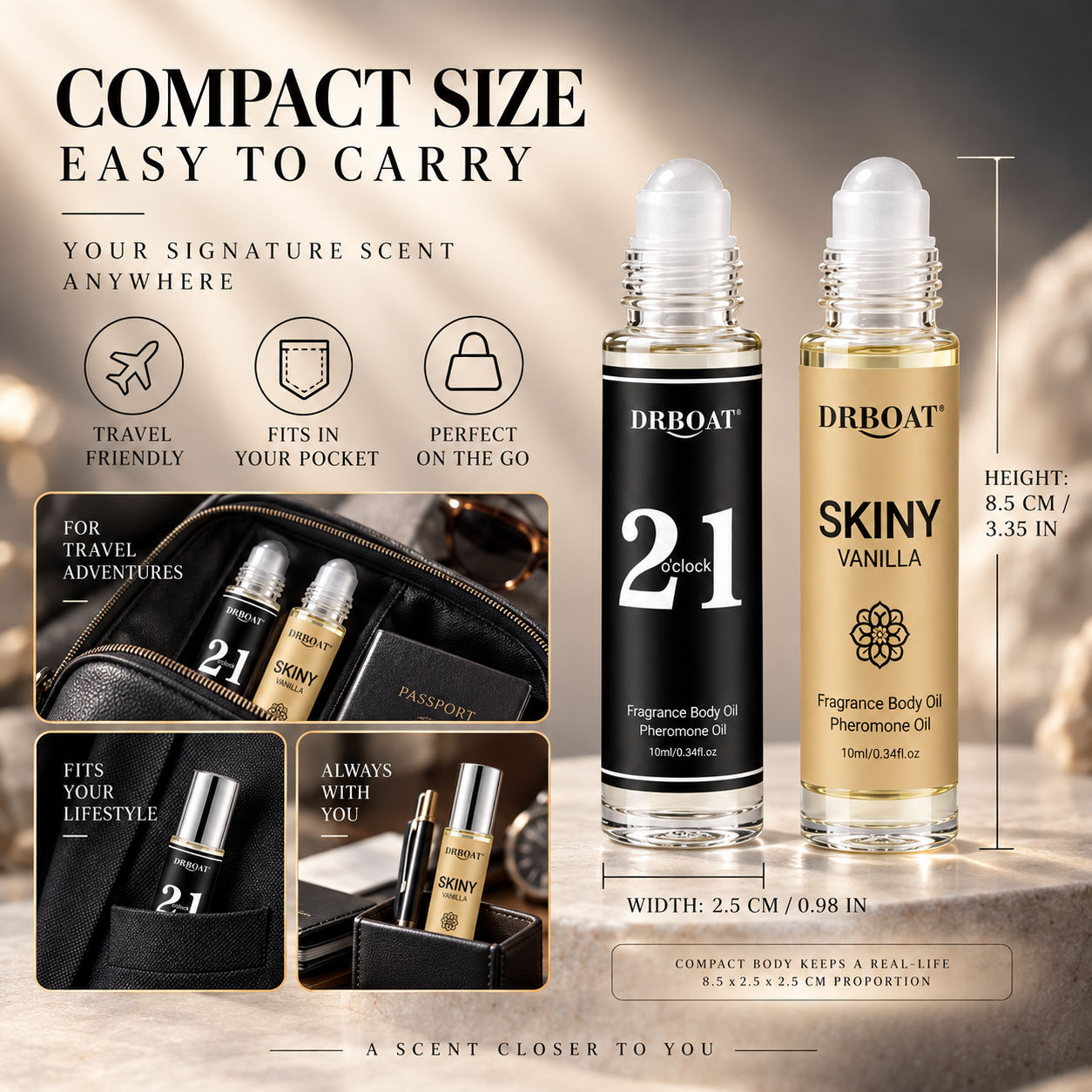 Men Roll On Perfume Oil, Caram - Perfume Fragrance Oil ulasan dan harga